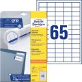 Avery Zweckform® 6121 Universal-Etiketten ultragrip - 38 x 21,2 mm, weiß, 1.950 Etiketten, permanent 6121