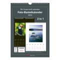 AlphaEdition Foto-Bastelkalender Do-it Yourself - 21 x 29,7 cm, 2 in 1, schwarz/weiß 102955