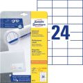 Avery Zweckform® 6173 Universal-Etiketten ultragrip - 70 x 37 mm, weiß, 720 Etiketten, permanent 6173