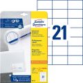 Avery Zweckform® 6174 Universal-Etiketten ultragrip - 70 x 42,3 mm, weiß, 630 Etiketten, permanent 6174