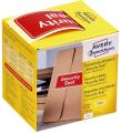 Avery Zweckform® '7310 Sicherheitssiegel ''Security Seal'' - 38 x 78 mm, rot, 100 Stück im Spender' 7310