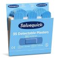 Salvequick Pflaster-Strips Nachfüllpackung - 6x 35 Stück, blau 51030127