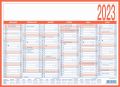 Zettler Tafelkalender - A4 quer, 2-farbig, 1 Jahr / 2 Seiten 602173