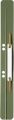 Leitz 3711 Einhängeheftstreifen - lang, PP, grün, 25 Stück 3711-00-55