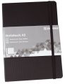 DONAU Notizbuch - A5, liniert, 192 Seiten, schwarz 1345101-01
