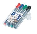 Staedtler® Lumocolor® 356 flipchart marker - Rundspitze, 4 Farben sortiert 356 WP4
