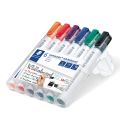 Staedtler® Lumocolor® 351 B whiteboard marker - Keilspitze, 6 Farben sortiert 351 B WP6
