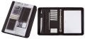 Alassio® Ringbuchmappe OFFICE SET - A4, Lederimitat, schwarz 30060