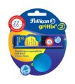 Pelikan® griffix® Minen für Bleistift - 2 mm, HB, schwarz, Blister 2x3 Minen 960492