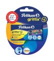 Pelikan® griffix® Tintenpatrone für Füllhalter Tiere, königsblau 960559