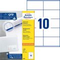 Avery Zweckform® 3425 Universal-Etiketten ultragrip - 105 x 57 mm, weiß, 1.000 Etiketten, permanent 3425