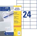 Avery Zweckform® 3474 Universal-Etiketten ultragrip - 70 x 37 mm, weiß, 2.400 Etiketten, permanent 3474