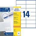 Avery Zweckform® 3477 Universal-Etiketten ultragrip - 105 x 41 mm, weiß, 1.400 Etiketten, permanent 3477