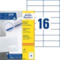 Avery Zweckform® 3484 Universal-Etiketten ultragrip - 105 x 37 mm, weiß, 1.600 Etiketten, permanent 3484