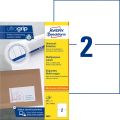 Avery Zweckform® 3655 Universal-Etiketten ultragrip - 210 x 148 mm, weiß, 200 Etiketten, permanent 3655