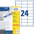 Avery Zweckform® 3658 Universal-Etiketten ultragrip - 64,6 x 33,8 mm, weiß, 2.400 Etiketten, permanent 3658