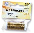 Folia Basteldraht - 0,3 mm, Messing goldfarben 79465