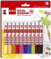 Marabu Stoffmalstift Kids Set - 10 Stück sortiert 03140 000 00002