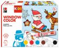 Marabu Window KiDS Color Set Christmas - 6x 25 ml 03060 000 00003