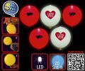 amscan® Luftballon LED I love You - rund, sortiert, 5 Stück 16966