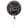 amscan® Folienballon Sparkling Birthday -Ø 45 cm 3406201