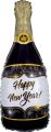 amscan® Folienballon Silvester Sektflasche - 36 x 91 cm 1843501