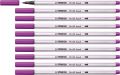 STABILO® Premium-Filzstift mit Pinselspitze für variable Strichstärken - Pen 68 brush - Einzelstift - lila 568/58
