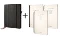 CONCEPTUM Business Organiser Conceptum flex Set - A4, Kunstleder, schwarz CF130