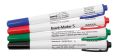 Maul Whiteboardmarker Finepoint S - 1,5 - 2 mm, 4-er Pack sortiert 63825 99