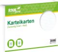 RNK Verlag Karteikarten - DIN A4, liniert, weiß, 100 Karten 115040