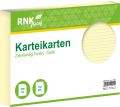 RNK Verlag Karteikarten - DIN A4, liniert, gelb, 100 Karten 115041