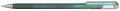 Pentel® Gelschreiber Hybrid Dual Glitter - 0,5 mm, grün/metallic blau K110-DDX