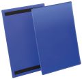 Durable Kennzeichnungstasche - magnetisch, A4 hoch, PP, dokumentenecht, dunkelblau, 50 Stück 1744 07