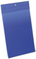 Durable Kennzeichnungstasche - magnetisch, A4 hoch, PP, dokumentenecht, dunkelblau, 10 Stück 1747 07