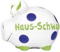 KCG 'Spardose Schwein ''Haus-Schwein'' - Keramik, klein' 100481 Haus-Schwein