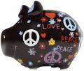 KCG 'Spardose Schwein ''Love and Peace'' - Keramik, klein' 101519