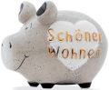 KCG 'Spardose Schwein ''Schöner Wohnen'' - Keramik, Gold-Edition, klein' 101655