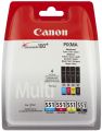 Canon Original Canon Tintenpatrone MultiPack Bk,C,M,Y Blister (6509B009,CLI-551) 6509B009