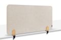 LEGAMASTER ELEMENTS Tischtrennwand akustik Pinboard - 60 x 120 cm, beige, Klammern 7-209821