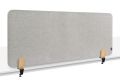 LEGAMASTER ELEMENTS Tischtrennwand akustik Pinboard - 60 x 160 cm, grau, Klammern 7-209812