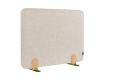 LEGAMASTER ELEMENTS Tischtrennwand akustik Pinboard - 60 x 80 cm, beige, Halterungen 7-209833