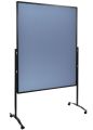 LEGAMASTER Moderationswand PREMIUM PLUS 150x120cm blau-grau 7-204210